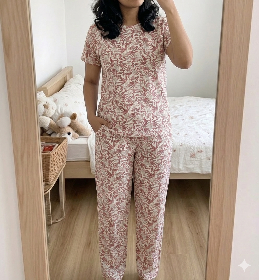 Coral Bloom loungewear for women