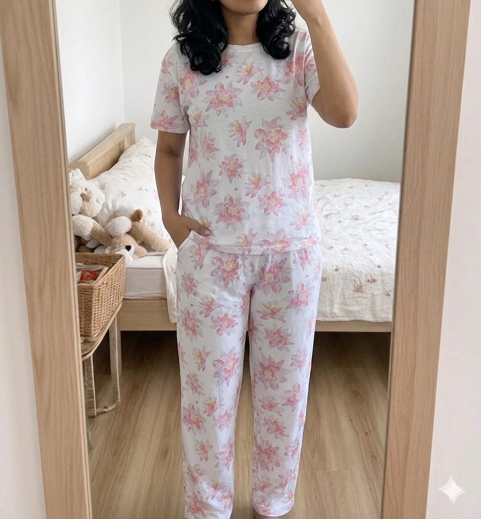 Lotus Bloom loungewear for women