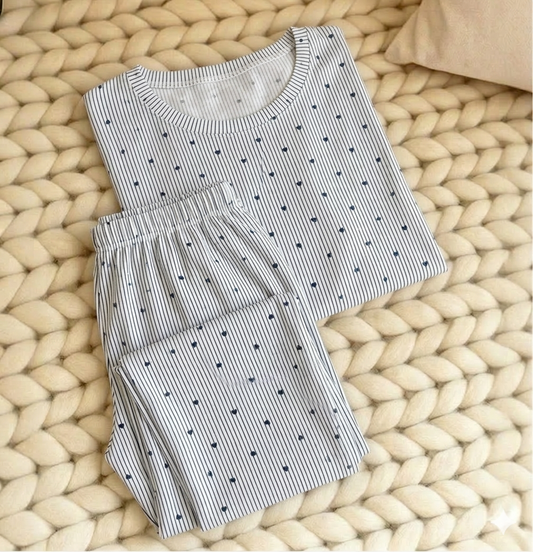 Sailor Heart Stripes loungewear for women