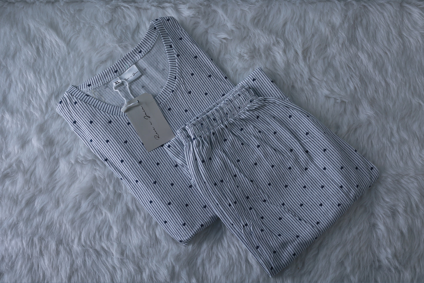 Sailor Heart Stripes loungewear for women